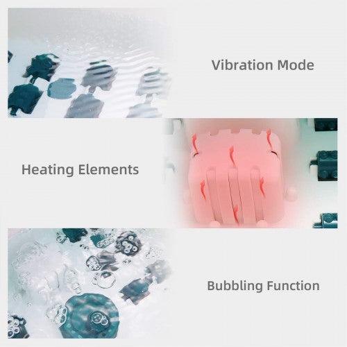 Foot Spa Bath Massager with Heat, Bubbles ; Vibration, 16 Massage Rollers - Toytexx Foot Spa Bath Massager with Heat, Bubbles ; Vibration, 16 Massage Rollers - Toytexx